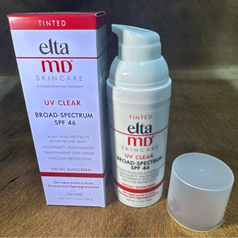 Elta MD UV Clear TINTED Broad-Spectrum Facial Sunscreen SPF 46 1.7 Oz New - Picture 9 of 16